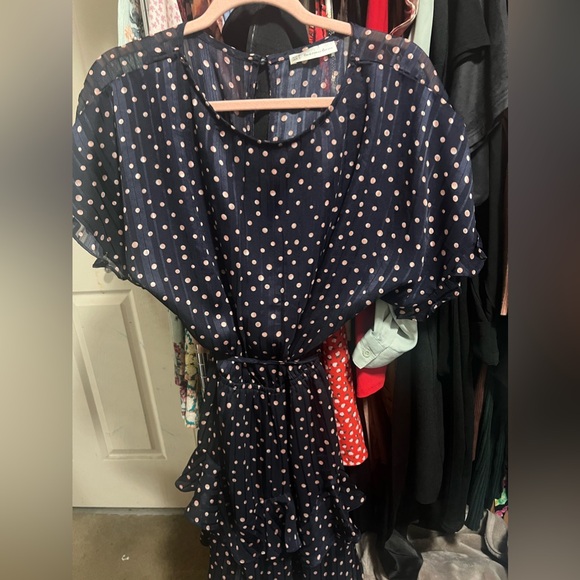 here comes the sun Dresses & Skirts - NWOT polka dot ruffle dress